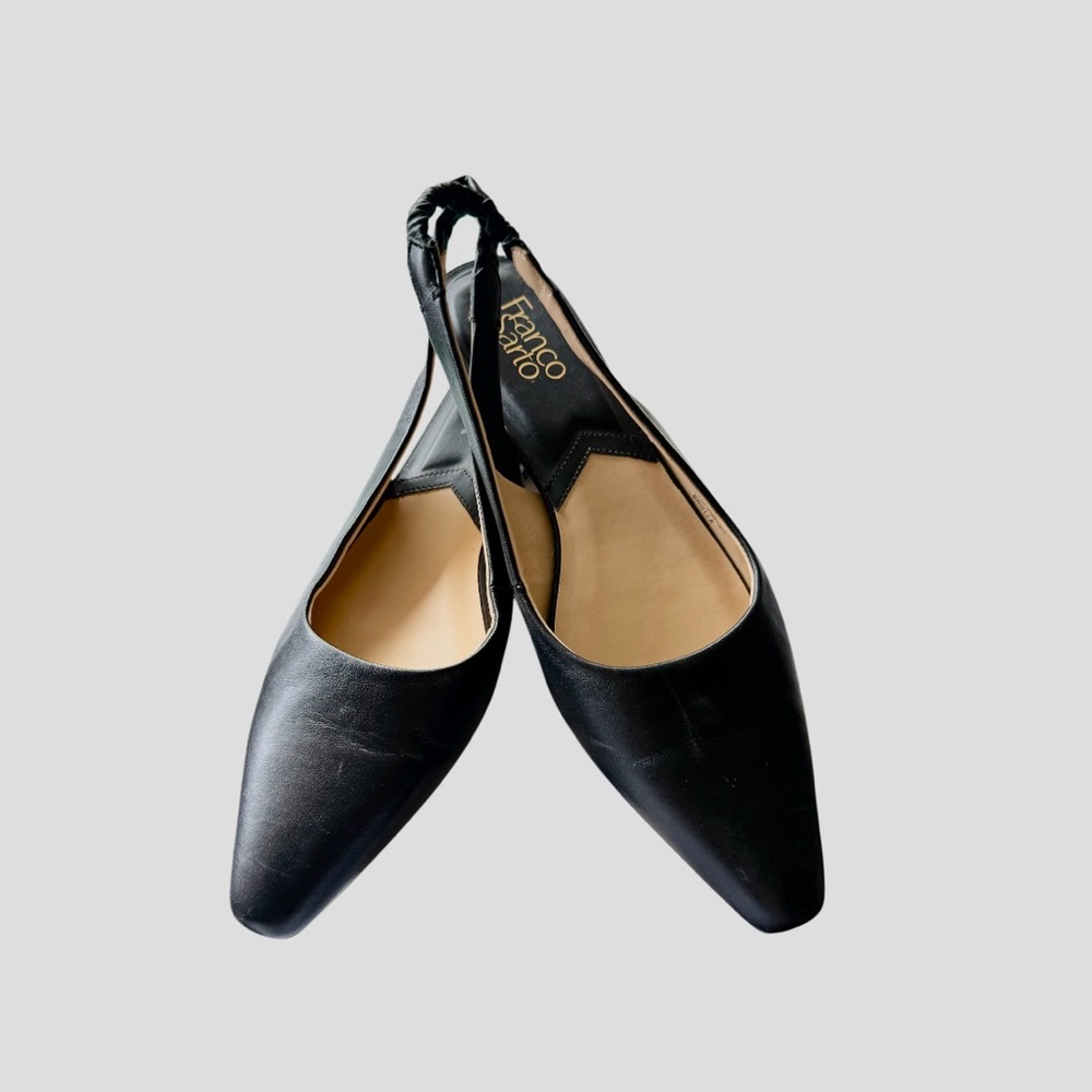 Black Slingback Franco Sarto Pumps - Picture 5 of 5